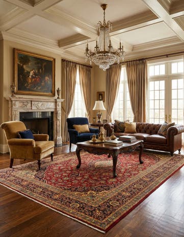 8' 10 x 12' 10 Kashan Rug
