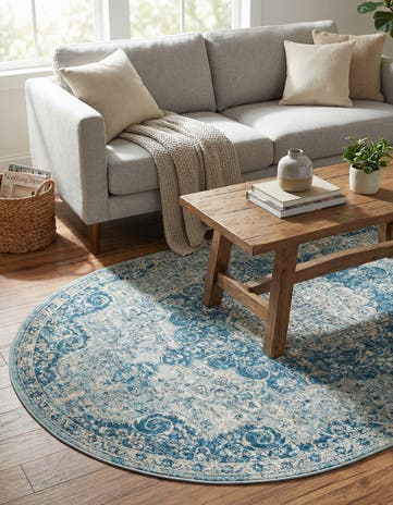 Navy Blue Newport Oval Rug