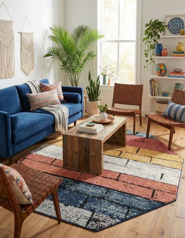 7' 10 x 7' 10 Tagine Octagon Rug
