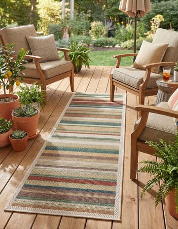 Easy-Clean Baja Indoor / Outdoor Runner Rug