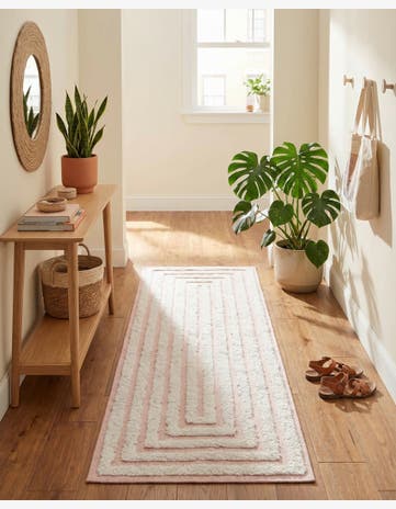 Pink Sabrina Soto Casa Toluca Runner Rug