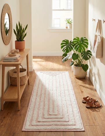 Pink Sabrina Soto Casa Toluca Runner Rug