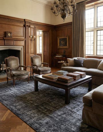 9' 10 x 12' 10 Vintage Royal Wool Rug