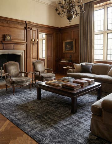 9' 10 x 12' 10 Vintage Royal Wool Rug