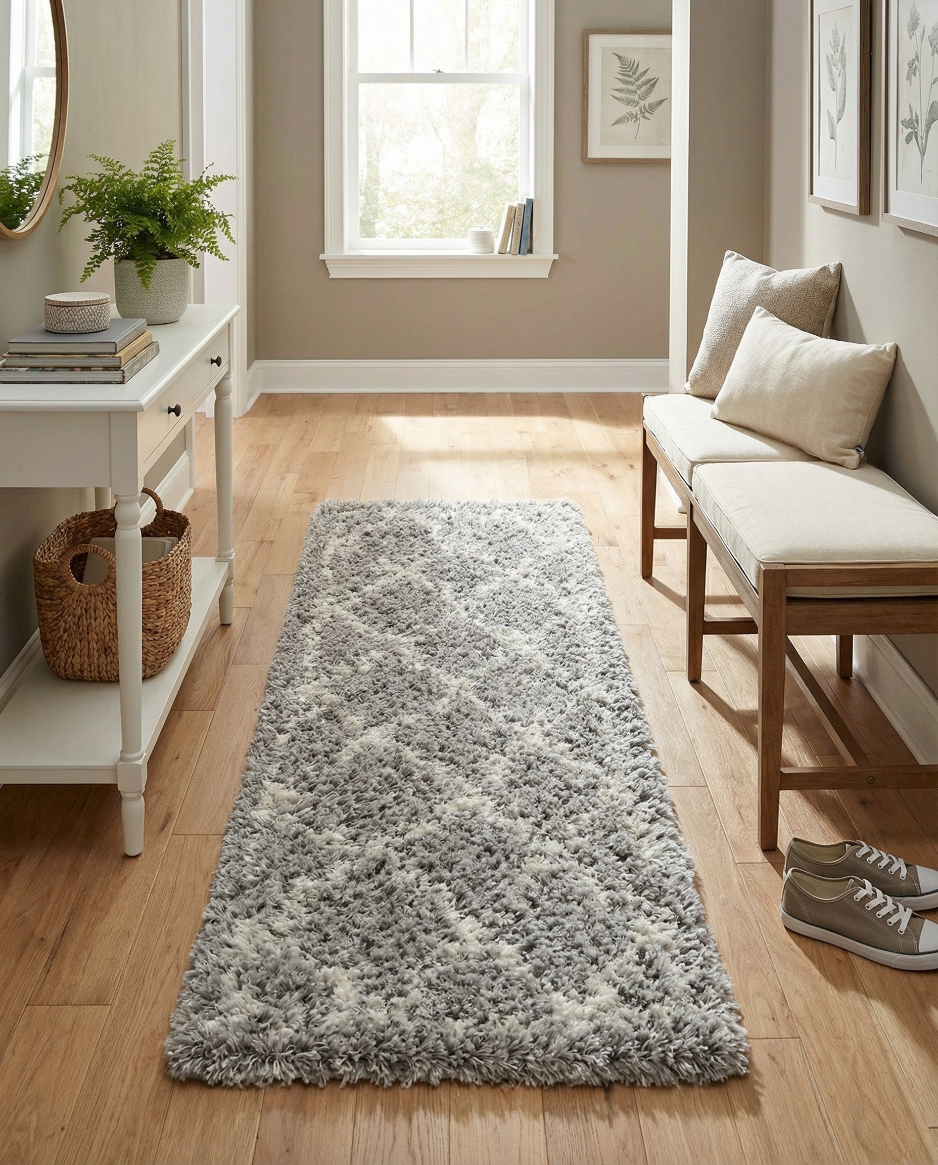 2' x 6' Infinity Shag Runner Rug