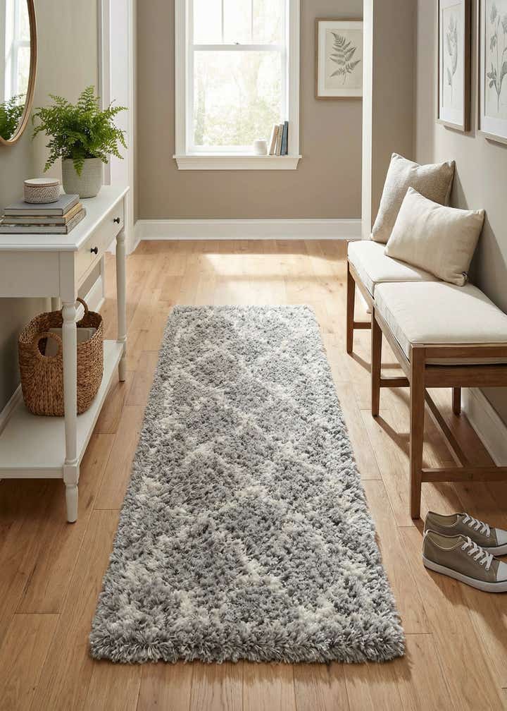 2' x 6' Infinity Shag Runner Rug