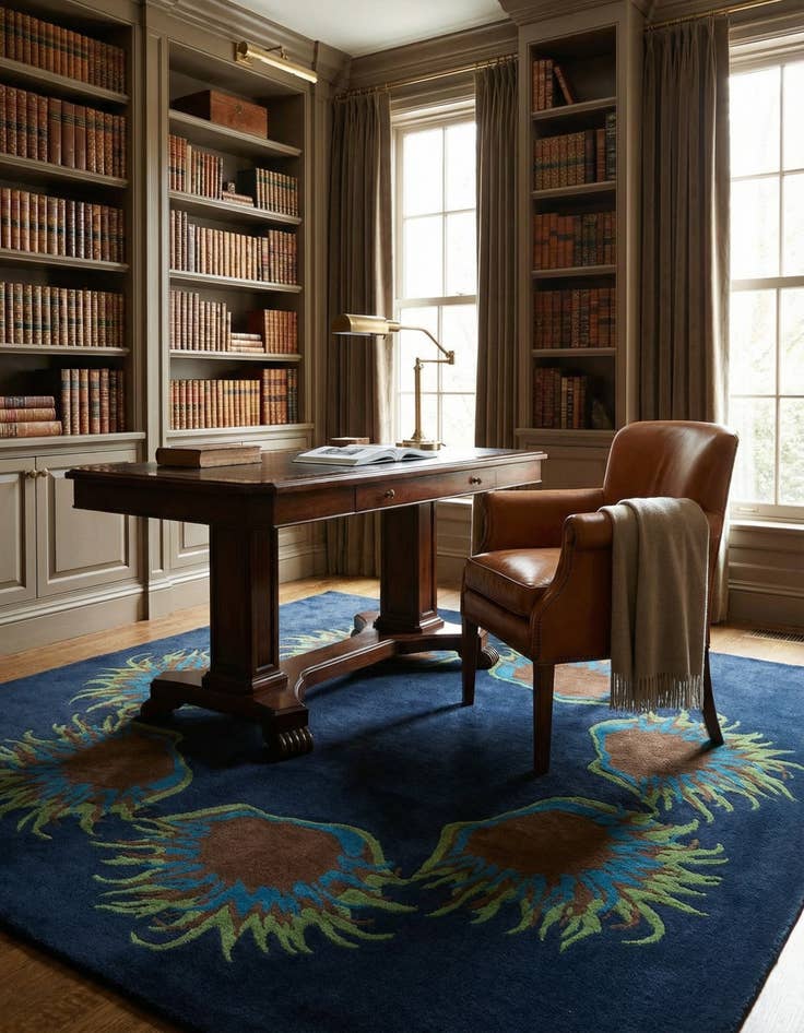 Detail image of 7' 5 x 7' 6 Luna Square Rug