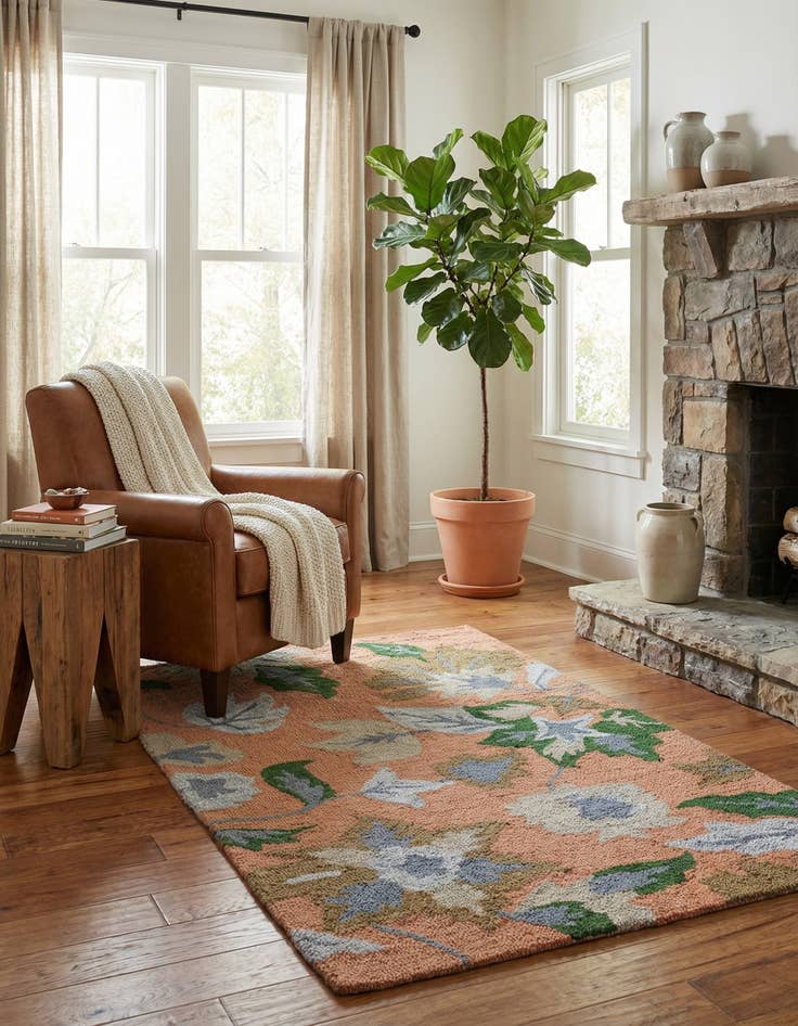 Detail image of 3' x 5' Agra Rug