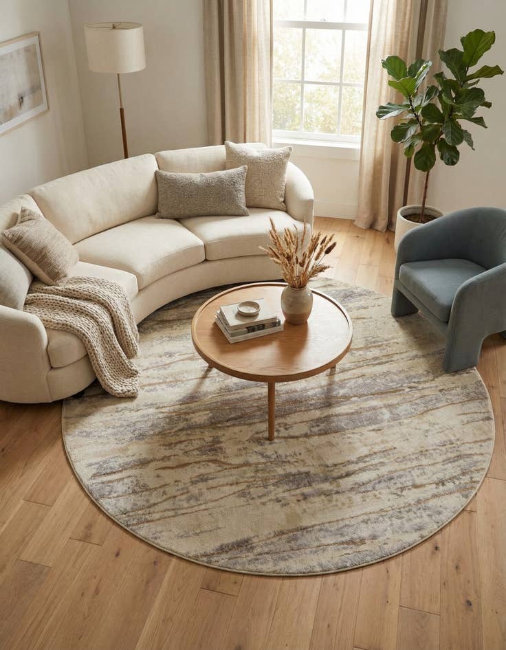 Detail image of 8' x 8' Aria Round Rug