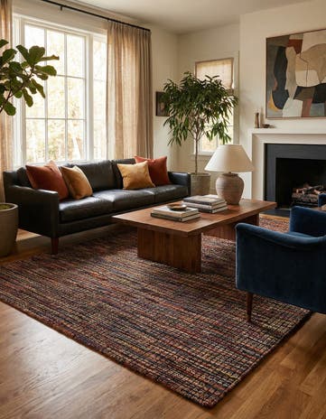 5' x 7' 4 Hand Knotted Darya Wool Rug