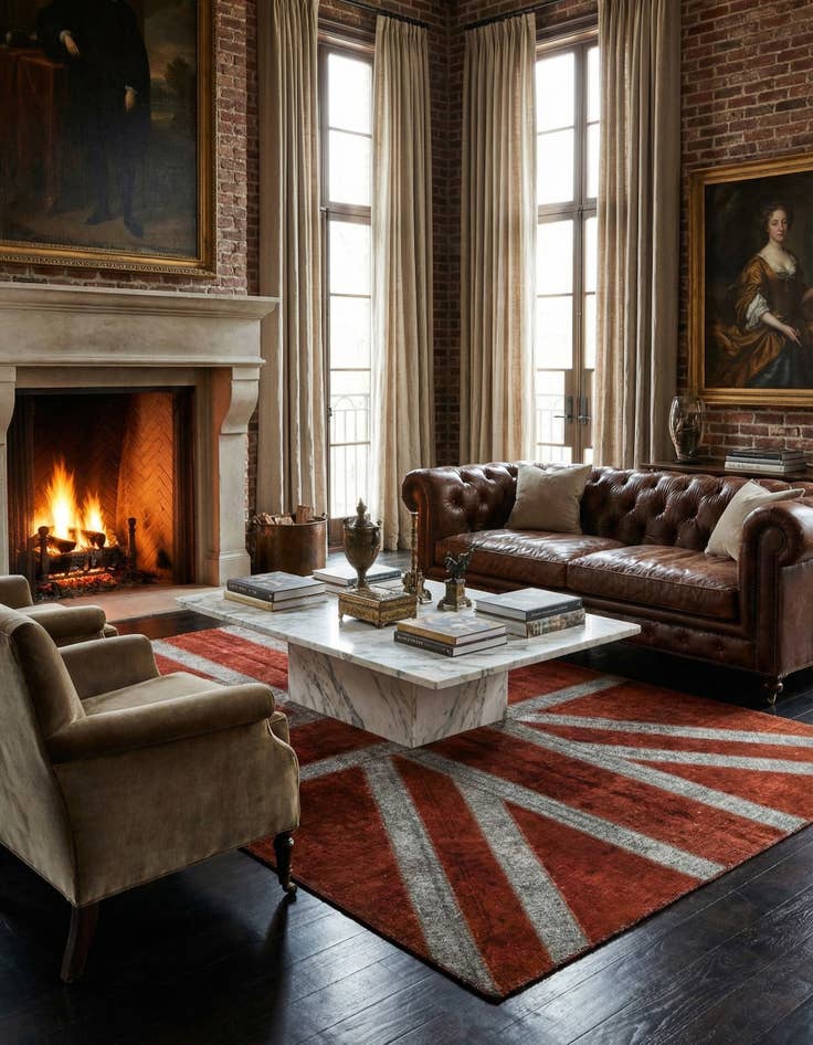 Detail image of  5' 7 x 8'  Hand Knotted Ultra Vintage Persian Wool Rug