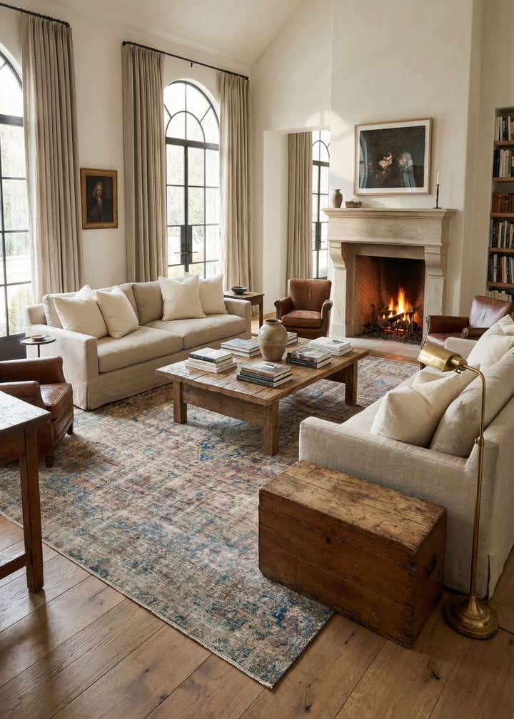 9' 7 x 12' 10 Hand Knotted Ultra Vintage Persian Wool Rug