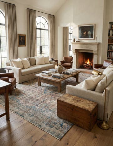 9' 7 x 12' 10 Hand Knotted Ultra Vintage Persian Wool Rug