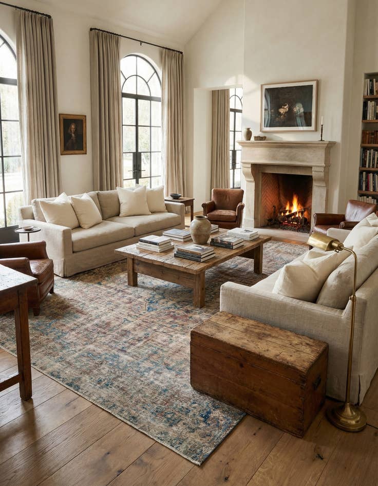 Detail image of  9' 7 x 12' 10  Hand Knotted Ultra Vintage Persian Wool Rug