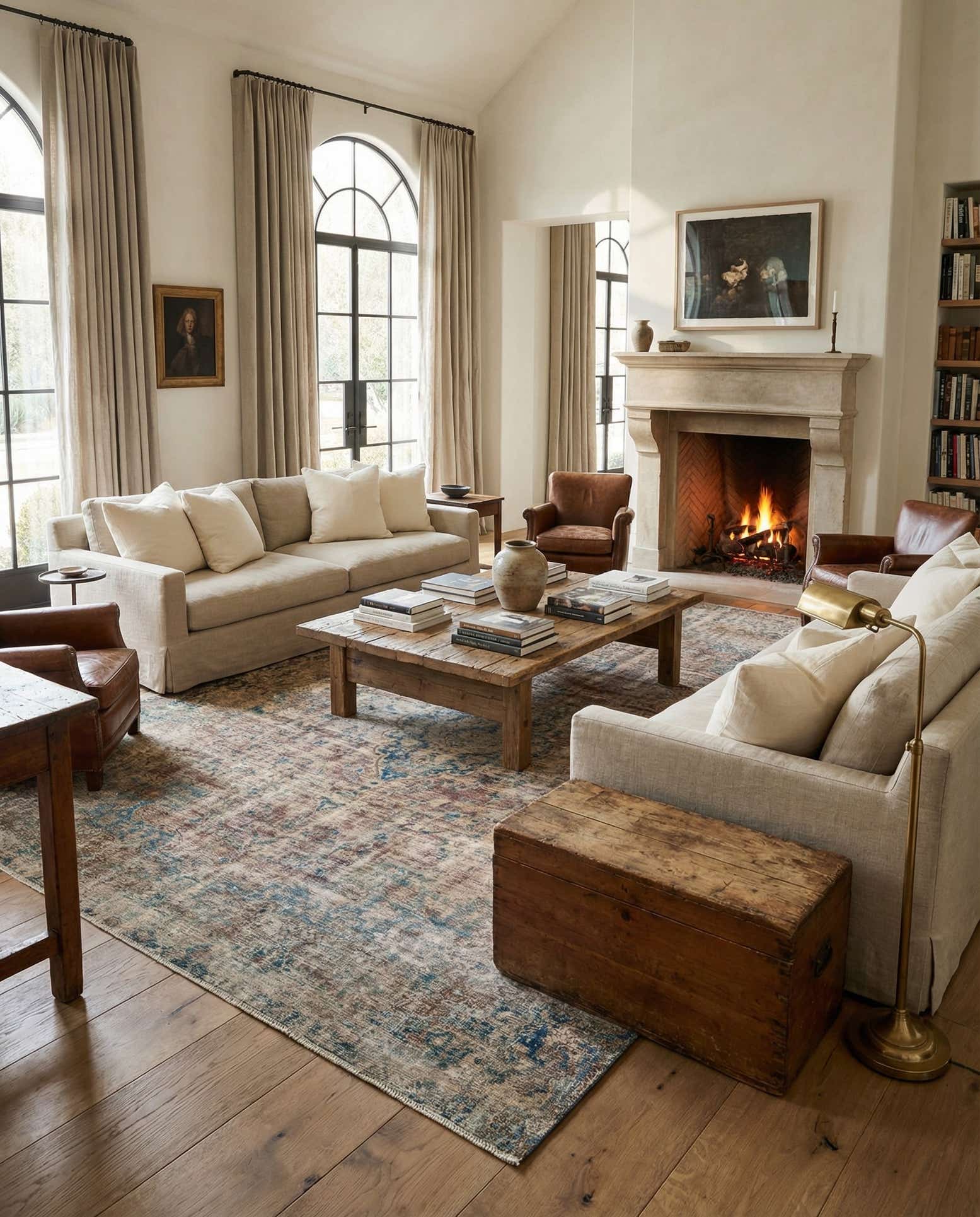9' 7 x 12' 10 Hand Knotted Ultra Vintage Persian Wool Rug