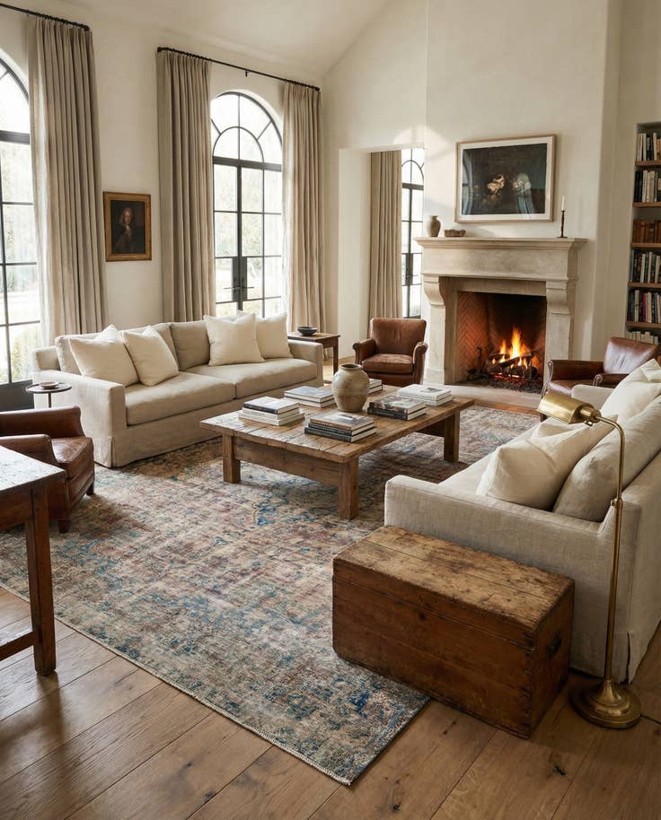 Detail image of 9' 7 x 12' 10 Hand Knotted Ultra Vintage Persian Wool Rug