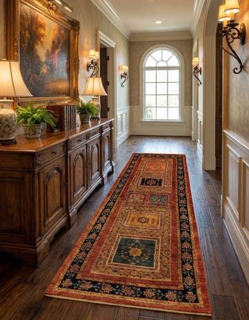 2' 7 x 8' 5 Luribaft Wool Runner Rug