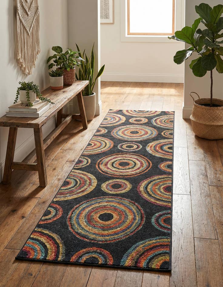 Detail image of  2' 7 x 10'  Washable Casablanca Indoor / Outdoor Runner Rug