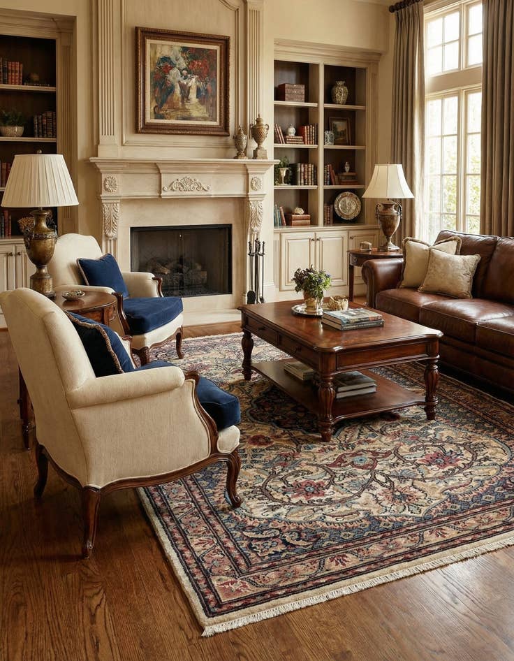 Detail image of 3' 1 x 5' 3  Hand Knotted Bokhara Oriental Rug