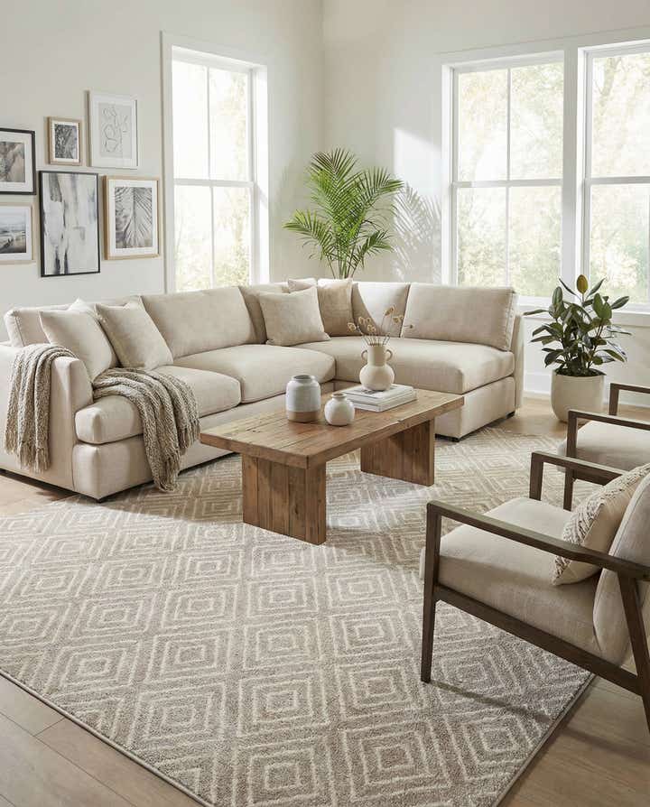 7' 10 x 10' Easy-Clean Sabrina Soto Indoor / Outdoor Rug