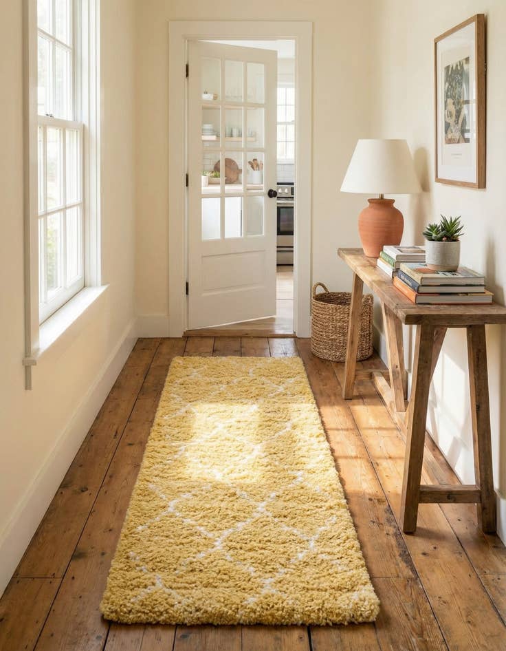 Detail image of 2' 7 x 10' Marrakesh Shag Runner Rug