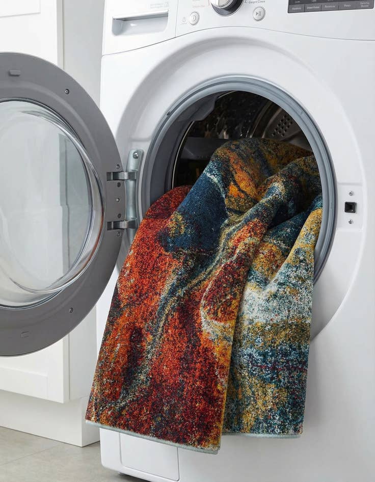 Detail image of  7' 10 x 10'  Washable Haerfest Rug