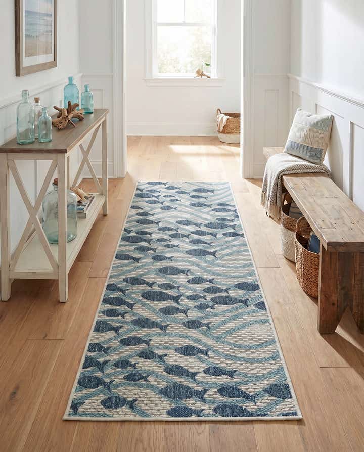 60cm x 160cm Fácil de limpiar Coastal Alfombra Comprar todos los estilos Pasillera