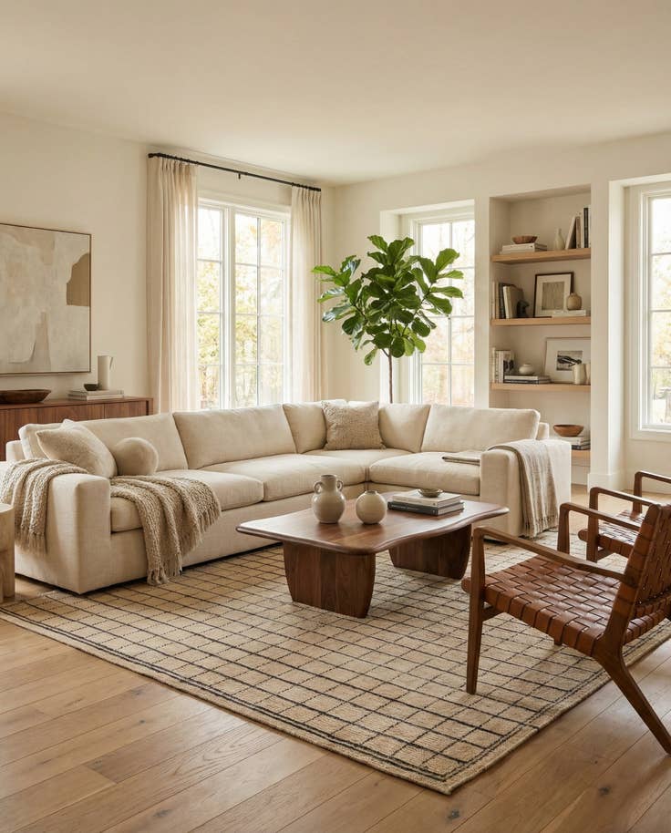 Detail image of 8' x 10' Hand Knotted Darya Wool Rug