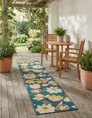 2' 7 x 10' Easy-Clean Baja Indoor / Outdoor Runner Rug