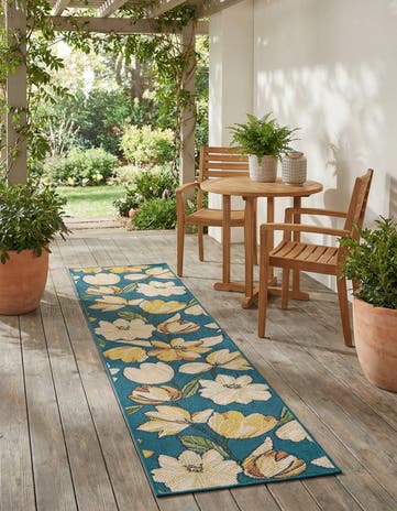 2' 7 x 10' Easy-Clean Baja Indoor / Outdoor Runner Rug