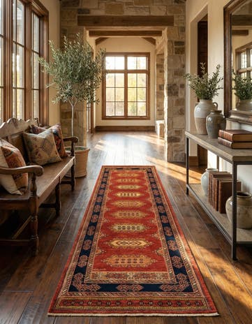 2' 8 x 10' 5 Luribaft Wool Runner Rug