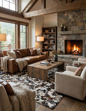 5' x 7' 11 Cowhide - Patchwork Rug