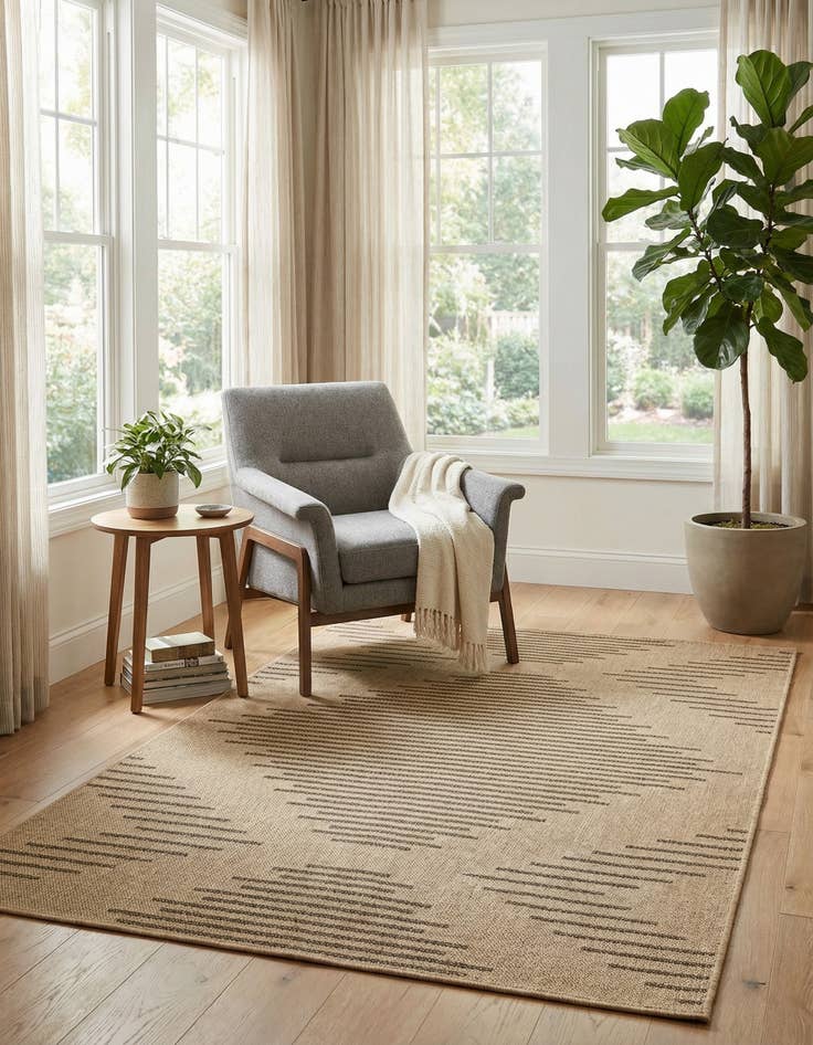 Detail image of 4' 3 x 6' Dunes Rug