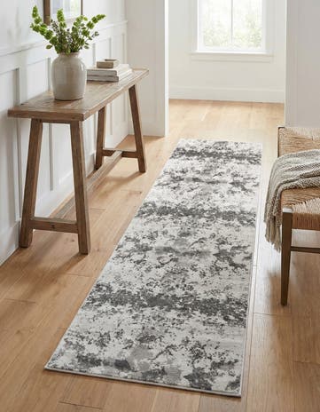 Light Gray Metropolis Runner Rug