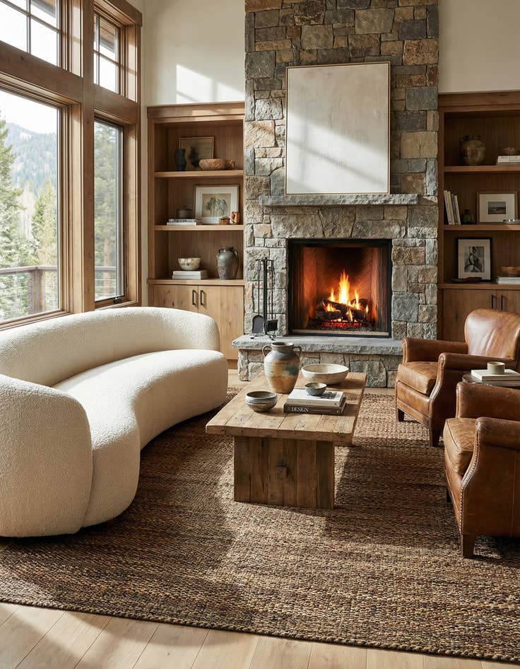 Detail image of 4' 10 x 6' 8 Juma Wool Rug