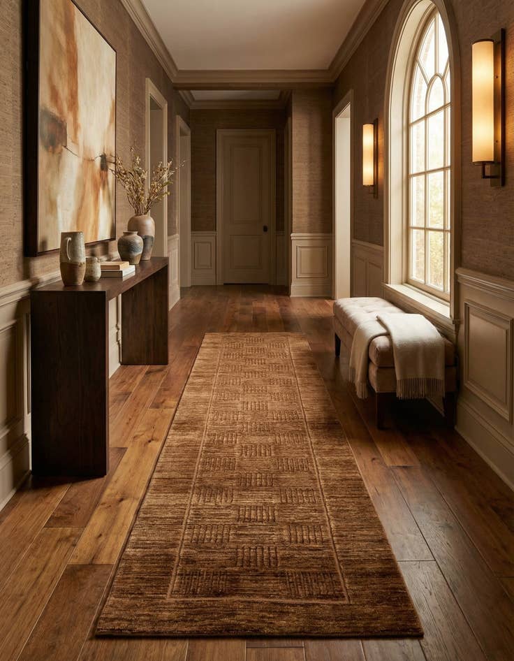 Detail image of 2' 6 x 8' 10 Juma Wool Runner Rug