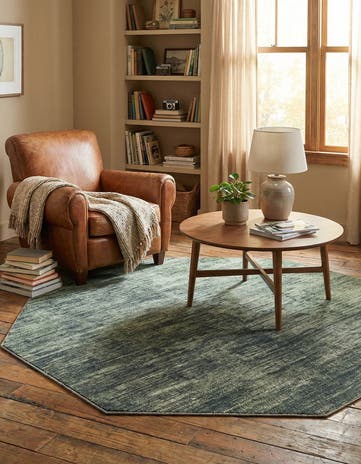 5' x 5' Asha Octagon Rug
