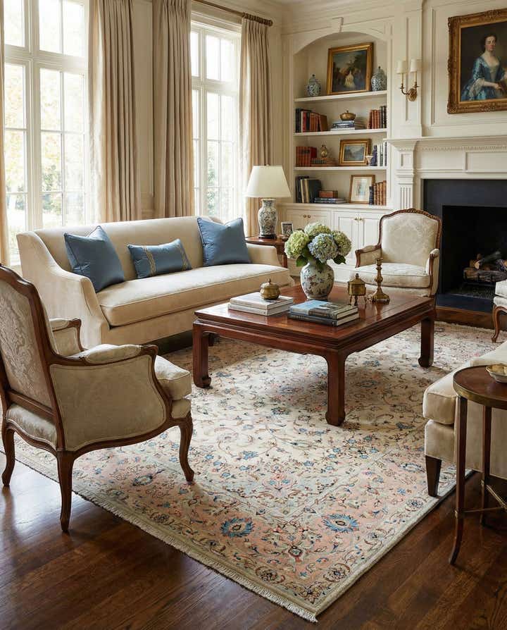 8' x 11' 5 Tabriz Wool Rug