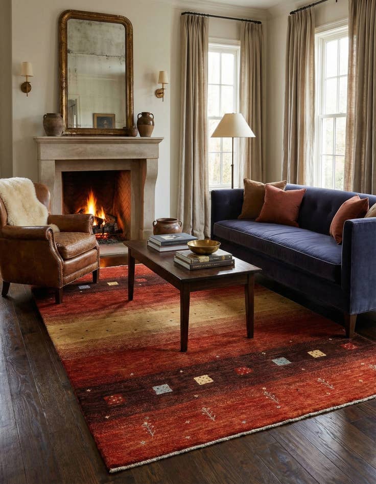 Detail image of 3' 11 x 5' 11 Kashkuli Wool Rug