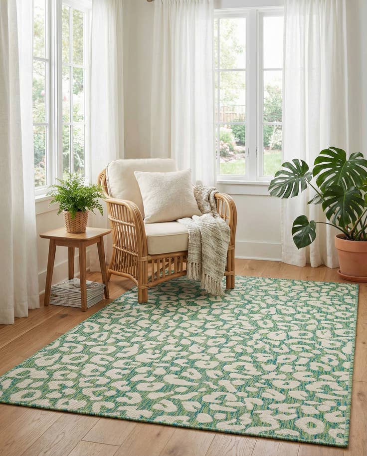 Detail image of 4' x 6' Easy-Clean Safari Indoor / Outdoor Rug
