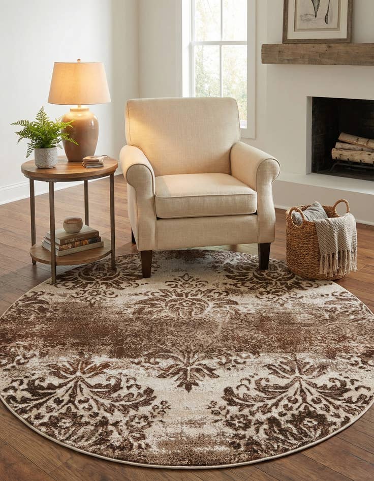 Detail image of 5' x 5' Himalaya Round Rug