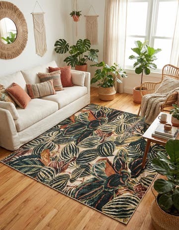 Blossom Square Rug