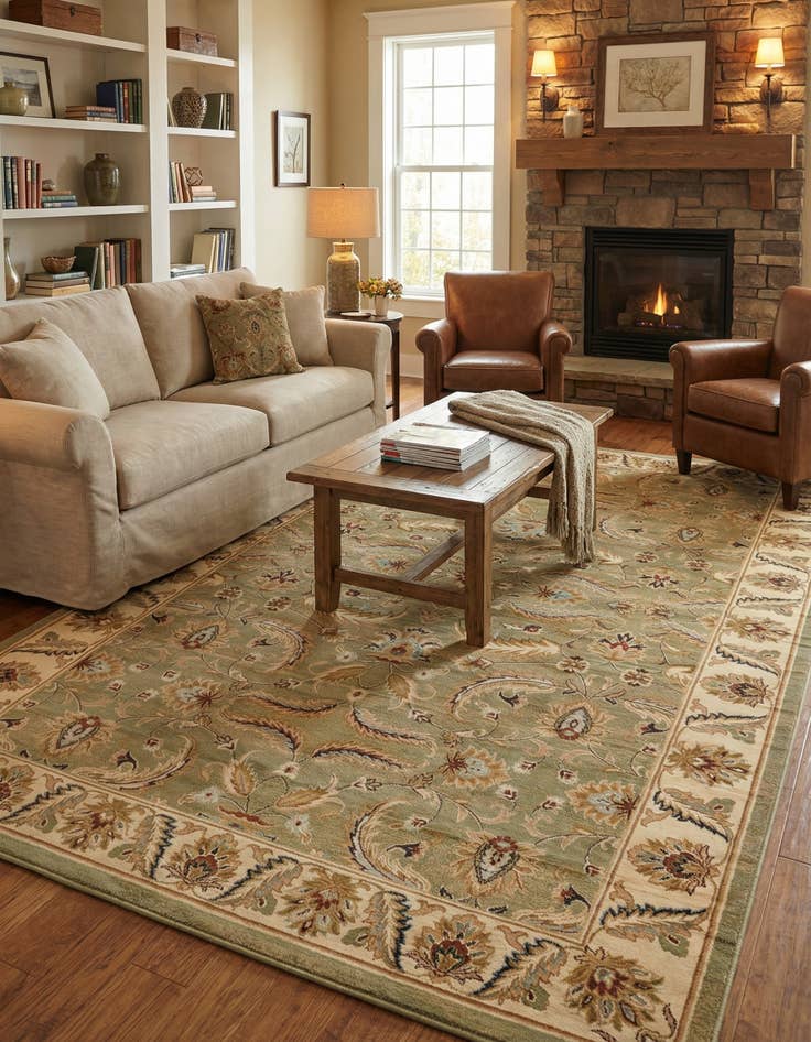 Detail image of 10' 6 x 16' 5 Classic Agra Rug