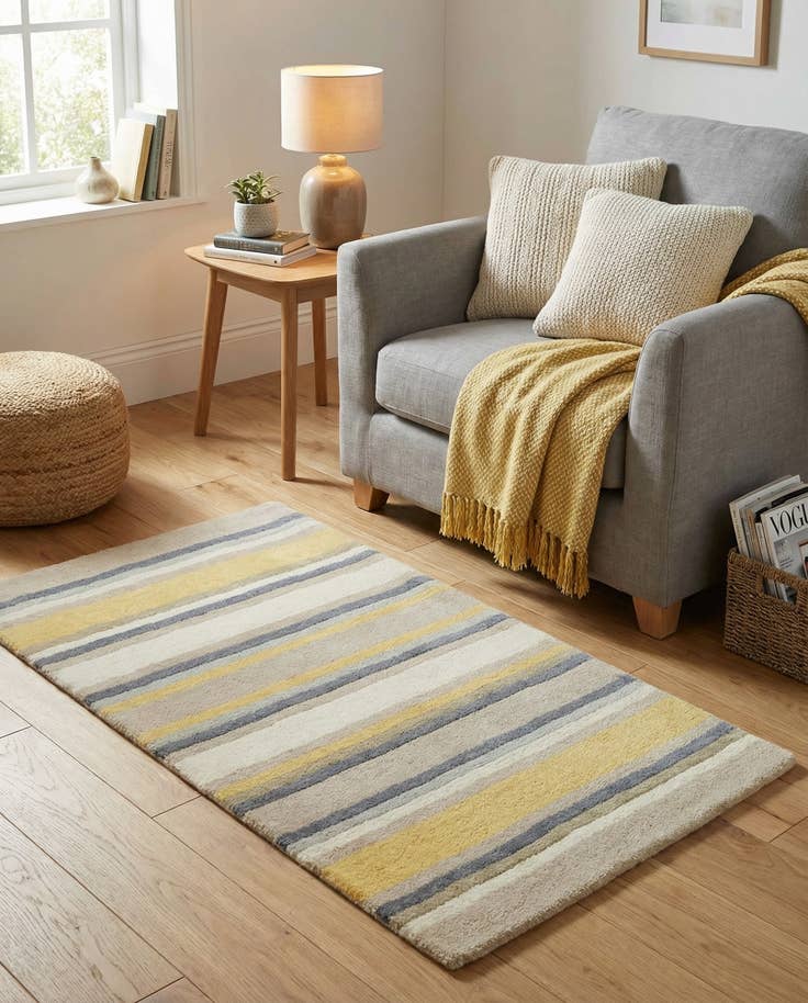 Detail image of 2' 9 x 4' 10 Luna Wool Rug