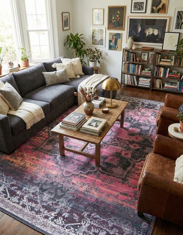 10' 6 x 14' Washable Francesca Rug