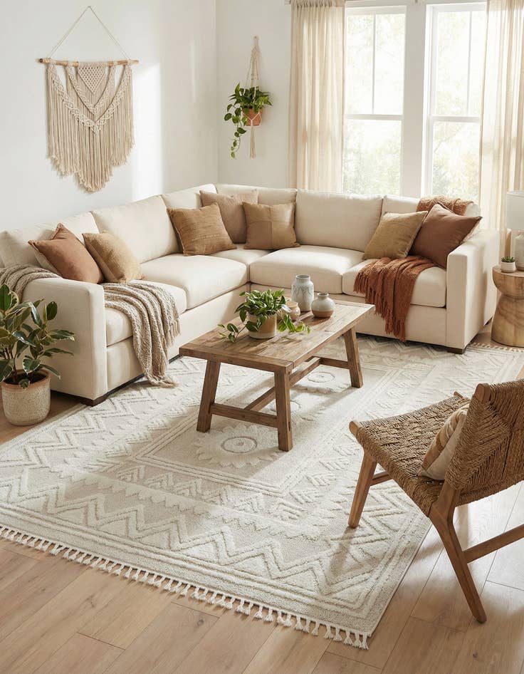 Detail image of  9' 6 x 14' 3 Boho Rug