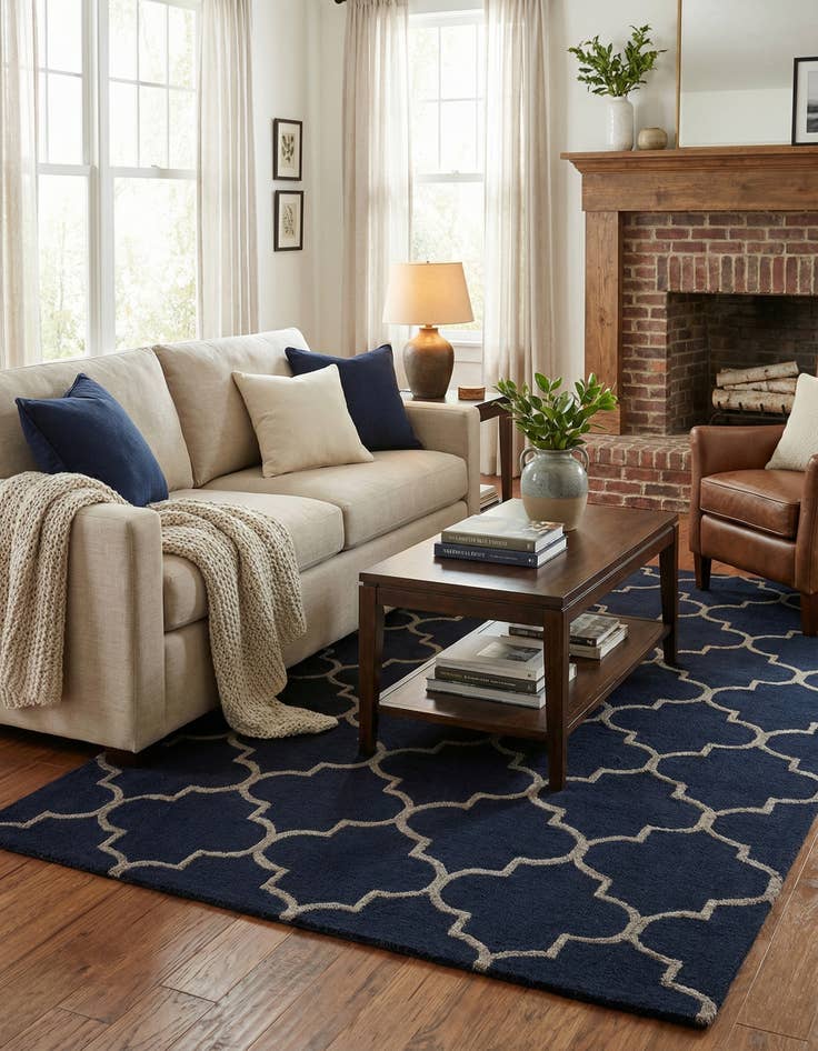 Detail image of 5' 1 x 8' 1 Luna Rug