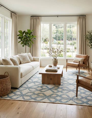 8' 5 x 9' 7 Hand Woven Kilim Modern Wool Rug