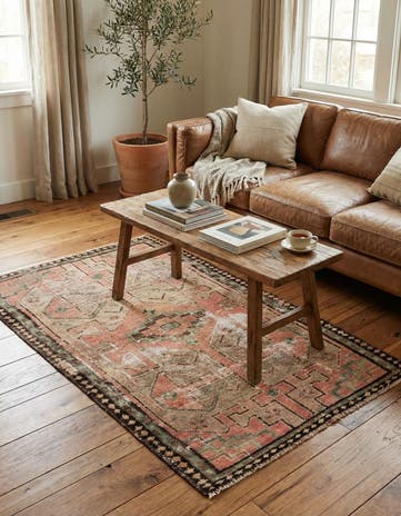 3' 5 x 6' Hand Knotted Ultra Vintage Persian Wool Rug