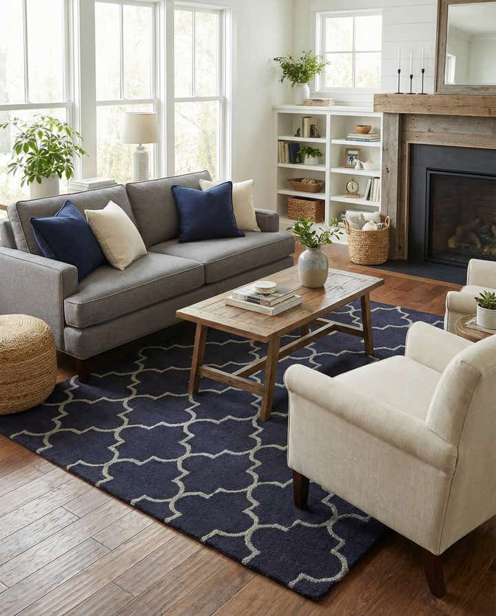 5' x 8' Luna Wool Rug